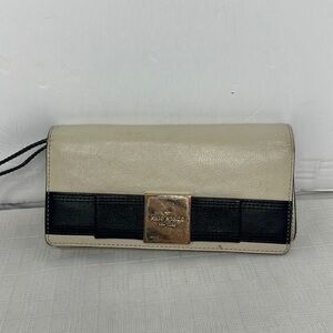 Kate spade full sized wallet in color block.